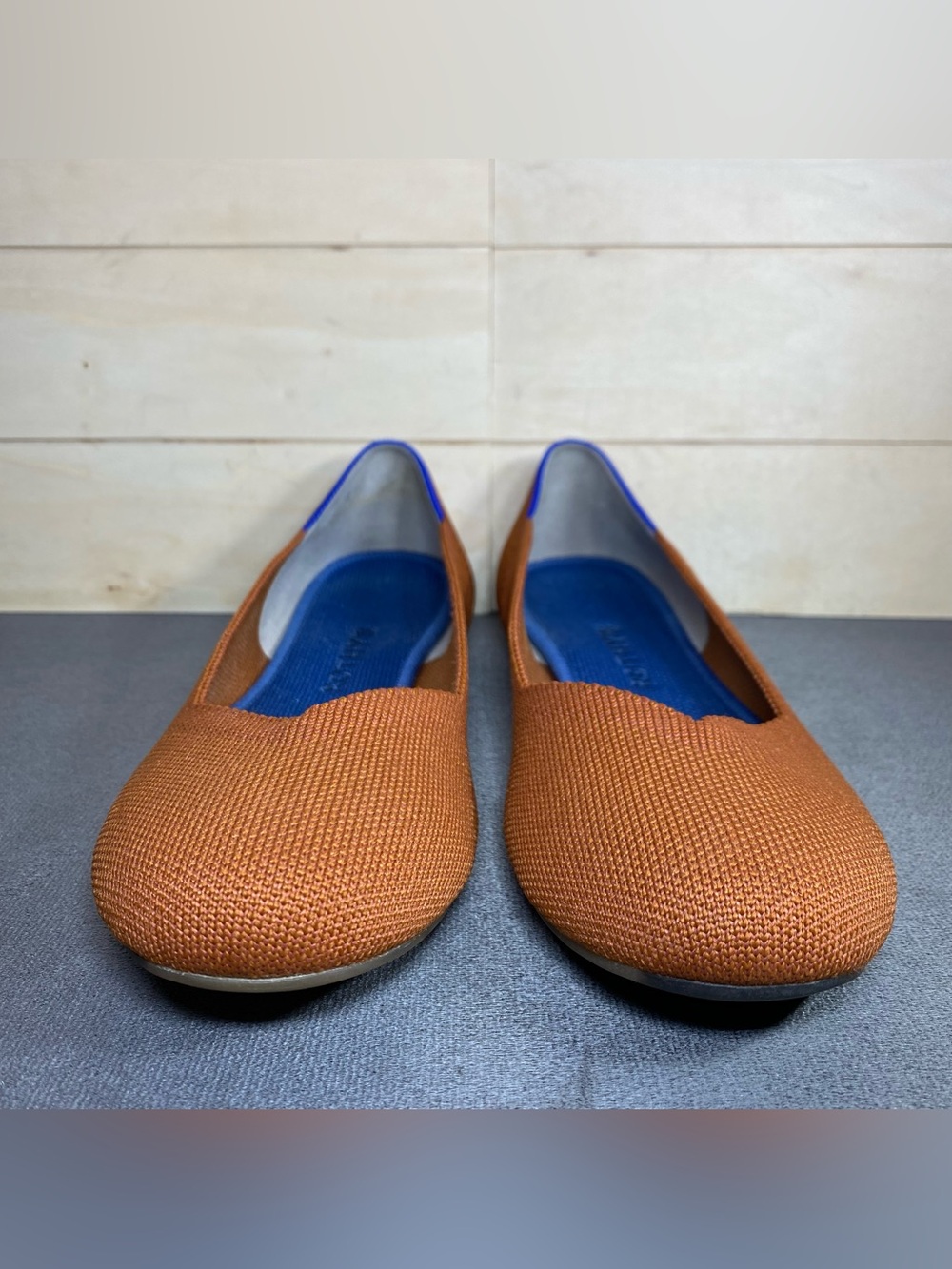 Rothy's The Flat Burnt Orange Knit Fabric Women's Size 7.5 Shoes Slip-Ons Flats - Picture 5 of 11